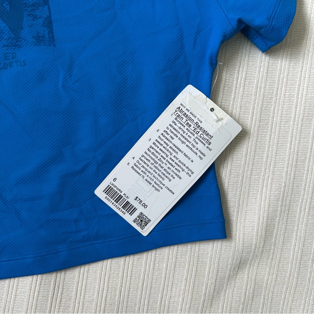 Lululemon Abrasion Resistant Train Tee *Ed Curtis - Picture 2 of 4